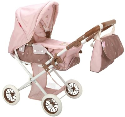 ARIAS-Coche Paseo con Capota Bear. Plegable y con capazo Extraible. Incluye Bolso. La Altura del Manillar es de 33 a 63 cm. Medidas: 34x67x58 cm. Juguete Niños +3 años (ARI40865)