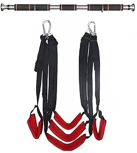 RTNPKLA SM Love Swing Sex Swing with Spreader Bar BDSM Set Love Swing Sex Swing Door Frame Door Swing Door Swing Sex Toy for Couples Sex Bondage Set Sex Toy