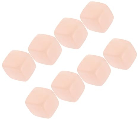 ABOOFAN Piedras De Whisky De Cristal Reutilizables 8 Piezas 2x2 Cm para Enfriar Bebidas Sin Diluir, Piedras De Cubitos De Hielo para Whisky, Vodka y Vino, Obsequio para Hombres y Ocasiones Obsequios