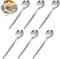 6 Pieces Stainless Steel Dessert Spoons, 12.9 cm/5 in Espresso Spoons, Stainless Steel Tea Spoon, Mini Coffee Spoons Set, Dishwasher Safe, Mirror Polished, for Home, Kitchen and Restaurant