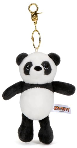 Porte-Clés Panda, Pendentif en Peluche Animaux pour Clés, Sacs à dos, Cartables, Portefeuilles