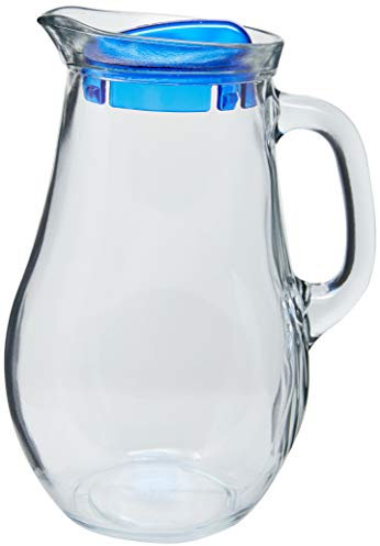 Pasabahce Bistro Pichet avec Bouchon 1,85 LT, en Verre, Transparent, 17 x 14 x 24 cm