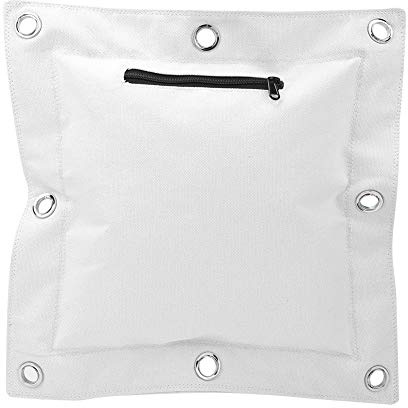 Sac de Frappe Mural Wing Chun, Toile Robuste, Beige Clair, 40x40cm ou 40x26cm, avec Fermeture Éclair, pour Boxe, Muay Thai, Sanda