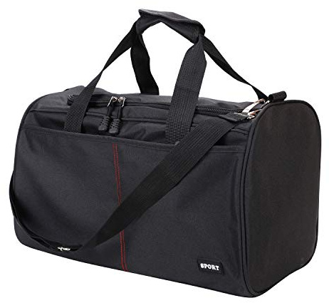 Travel Duffle Bag Waterproof Gym Sports Duffle Bag Durable Workout Gym Bag with Adjustable Shoulder Strap Foldable Holdall Bag with Padded Handle Weekend Overnight Bag for Women Men 35L Luggage Bag
