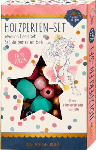 Die Spiegelburg LLF HOLZPERLEN-Set - Glitter/Gold
