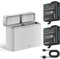 REYGEAK Batterie et chargeur pour DJI Osmo Action 4/Action Lot de 3, 2 batteries avec 2 ports Boîte de chargement de batterie, batterie rechargeable 1770 mAh pour DJI Action3/4 Accessoires de chargeur