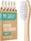 VIVAGO Plant-Based Soft Bristles Bamboo Toothbrushes - 10 Pack, BPA-Free, Eco-Friendly, Compostable & Biodegradable Natural Wooden Toothbrush for Adults