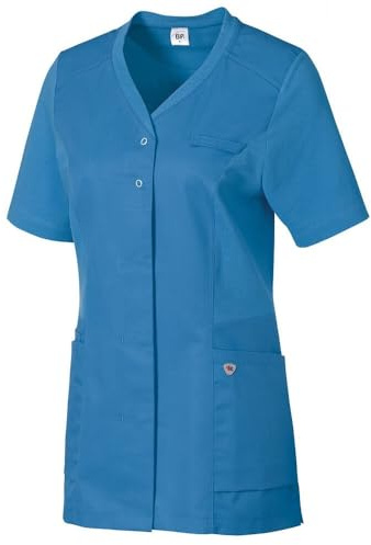 BP 1750-435-116-S Freizeit-Tunika für Frauen, 1/2 Ärmel, Piqué-Einsätze und Arm-Lift-System, 180,00 g/m² Stoffmischung, azurblau, S