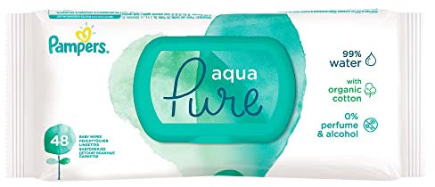 Pampers Aqua Pure Baby Wipes, 48 Whipes