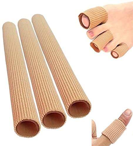 3 Tubi per Dita in Silicone Protezione Tubolare in Gel Manicotti per Dita Dei Piedi Tubo del Puntale Tubolare
