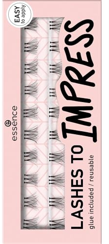 essence LASHES TO IMPRESS ciglia finte, lunga durata, volumizzante, arricciante, definizione (20pcs)