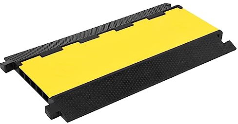 vidaXL Dosso Passacavi con 5 Canali 90 cm in Gomma