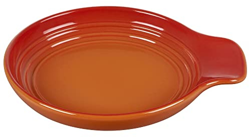 Le Creuset Signature Stoneware Spoon Rest, 6 Inches, Flame