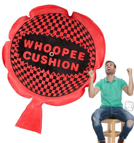 Cushion Pupskissen Lustigste Ragging Spielzeug Selbstaufblasende Pupskissen Furzkissen Scherzartikel Furz Kissen Sponge Furzkissen für Erwachsene, Weihnachtsfeier, Strumpffüller, Scherzgeschenke