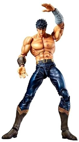 Anime Figur Kenshiro Super Action Statue Bewegliche Gelenkfigur Austauschbares Zubehör PVC Modell Desktop Ornaments