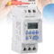 WöChentliche Digitale Zeitschaltuhr, 220V AC 25A Programmierbarer LCD-Digital-Timer, Zeitschaltuhr Hutschiene mit 18 Schaltprogramme, Schaltuhr mit Countdown Funktion zum Einbau in Schalttafeln