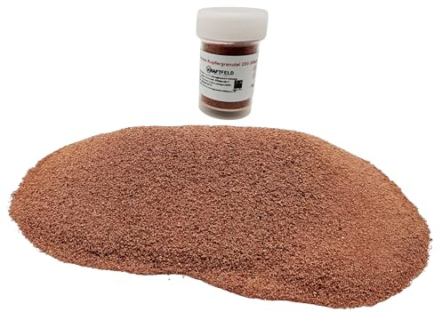 (23 €/100 g) 50 g, mycket fint koppargranulat, kornstorlek ca 250 µm mikrometer (0,25 mm)