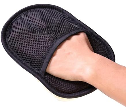 Guanti per lavaggio auto – Guanto in lana ad alta densità per lavaggio auto, in microfibra morbida, guanto per pulizia auto, antigraffio, lucidatura, ceretta