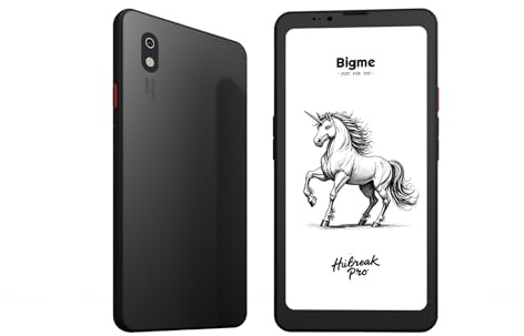 Bigme HiBreak Pro 6 tum Epaper mobiltelefon 8 + 256 GB Android 14 OS smartphone, 5G Dual SIM, GPS, svart