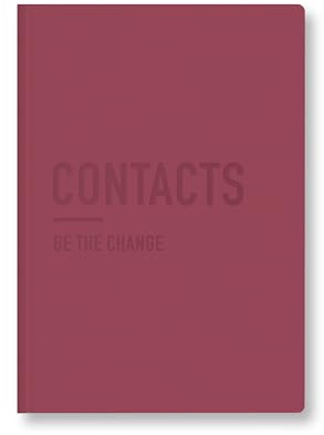 Letts of London Conscious A5 adressbok bär