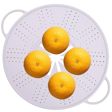Pantalla Antisalpicaduras Para Sartén - Pantalla De Silicona Antigrasa Para 25-30 Cm | Tapa Antisalpicaduras De Caliente,Para Cocinar Colador
