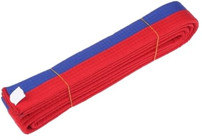 WUYXTO Taekwondo bälte 2 st 200 cm färgglad kampsport karate judo vägsuniformstillbehör bomull för Taekwondo