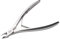 Rui Smiths Nagelhautzange, Profi-Edelstahl, Japanischer Griff, Mirror Finish, Doppelfeder, 4 mm Backe (Quarter Jaw)