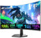 SANSUI Curved Monitor 27 inch 100Hz USB Type-C Computer Monitor with Speakers Built in丨FHD 1080p丨HDR丨110% sRGB丨1500R丨VESA Compatible,for Tablet,Desktop,Laptop and PC Work Gaming (ES-27C1)