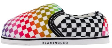 Flamingueo Chausson Sneakers - Chaussons Femme, Pantoufles Homme, Chausson Femme Hiver, Unisexe, Slippers Femme, Antidérapant, Taille Unique