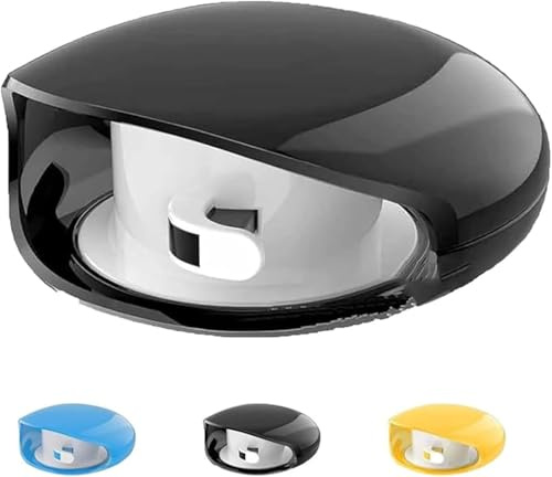 Automatic Cord Reel – Retractable Cable Management Charging Cord Organizer, Self-Winding Wire Holder, No More Tangled Cords, Suitable for Phone USB Home Tablet Chargers Wire (Black)