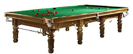 Mesa de billar snooker Modelo bardossa II con paño verde – Mesa estilo Snooker, Holzfarbe Honig
