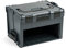 Bosch Sortimo LS-Boxx 306 in Anthrazit Werkzeugkoffer Set | Innovatives Transportsystem | Bosch Werkzeugkoffer Leer | Kompatibel mit L-Boxx