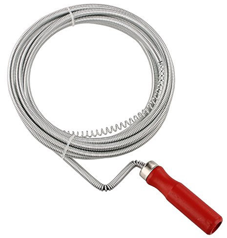 Sanixa GO124 Hochwertige Abflussreinigungsspirale, 3,5m, 8mm Durchmesser, Flexibel & Umweltfreundlich für Bad und Küche