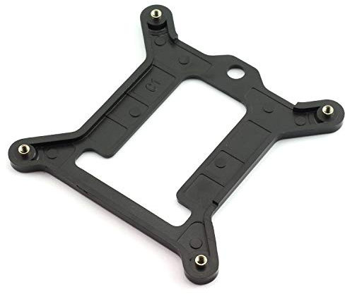 RuiLing 2pcs Plastic Backplate for Intel LGA 1150 1151 1155 1156 CPU Bracket Holder CPU Heatsink Cooling Radiator Base 75x75mm