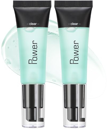 Erinde Power Grip Primer Gel, Hydrating Jelly Primer Makeup, Power Grip Face Foundation Gel, Long Lasting Moisturizing Primer Gesicht, Full Coverage Cosmetics Primer, Milk Makeup Primer Gel (Clear)