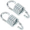 YIXNSW 2 piezas de muelles para hamacas, columpio de jardín, capacidad de carga de 300 kg, muelle oscilante, doble paquete, mecedora de resorte, silla colgante, resorte plateado para hamacas y