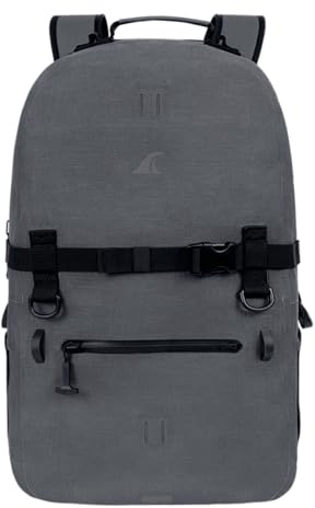 Breakwater Supply Fogland 100 % vattentät nedsänkbar ryggsäck, laptopväska, lufttäta dragkedjor, för resor, utomhusbruk, 25 l, 20 l, 15 l, 25L, ryggsäck