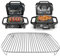 GWYXC Stainless Steel Stand, 12.6×8.7 Inches Indoor Outdoor Grill Stand Flex Flame Combi Accessories for Ninja Woodfire OG701 OG751 and other Wood fire Electric Air Fryer, Dishwasher Safe