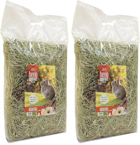 Trixder Specialties Heno con Algarroba para Pequeños Mamíferos, 500 g (Paquete de 2)