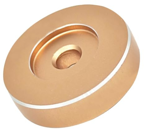 BESPORTBLE Adattatore Giri in Alluminio Leggero per Giradischi Vinile Compatto e Facile da Installare Accessorio per Dischi Singoli Vinile