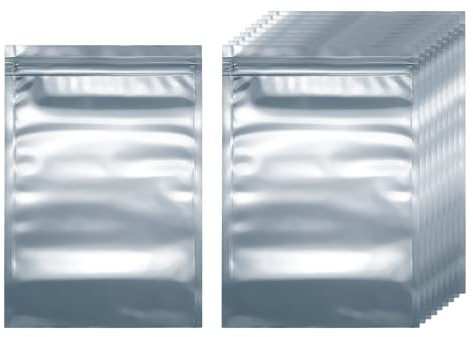 QUARKZMAN 100Pcs Bolsas Antiestáticas 4.7 x 7 Pulgadas/12 x 18cm Bolsa ESD De Blindaje Reutilizable para GPU Disco Duro SSD Dispositivos Electrónicos