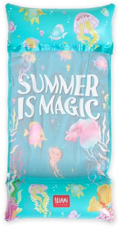 Legami - Amaca Gonfiabile, Materassino Mare, Amaca Galleggiante per Piscina, Sdraio Gonfiabile Supporta fino a 90 Kg, 68 x 130 cm