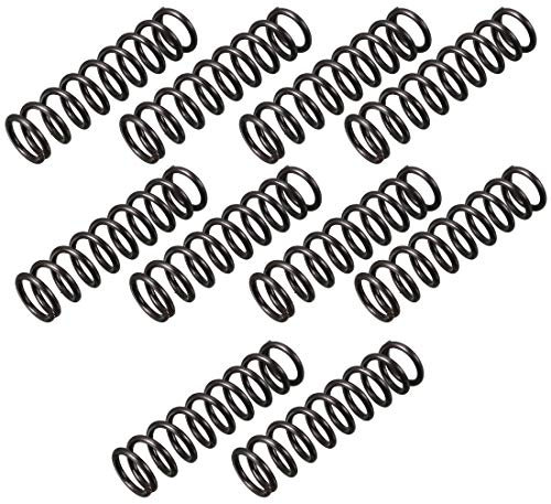 Sourcing Map Ressort de Compression 1.2mm Fil Diamètre, 9mm OD, 35mm Libre Longueur, Acier Extension Noir 10Pcs