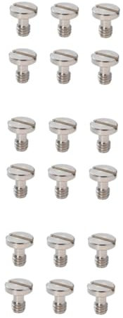 jojofuny Juego De 3 Tornillos Para Trípode Con Placa De Liberación Rápida Para Montaje De Cámara Ajuste Universal Para Monópode 6 Piezas X 3