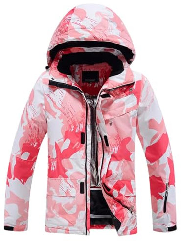 Traje de esquí para mujer, chaqueta de snowboard para invierno, pantalones, ropa de nieve, traje de nieve, chaqueta pnnrk, talla L, Chaqueta Pnnrk, L