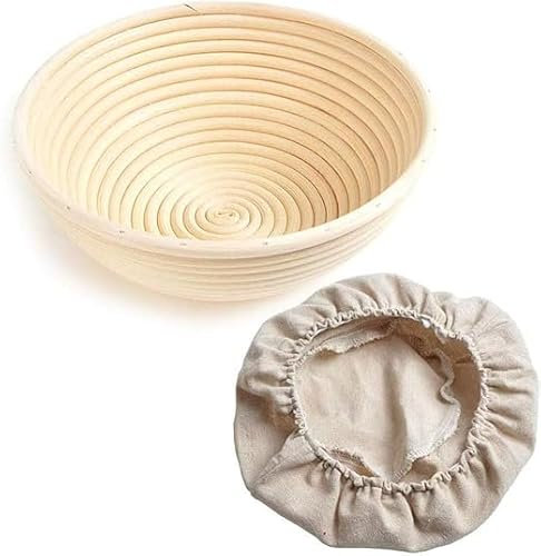 H6DQ rottingvävning Europeisk bröd bakkorg ugn oval baguette deg jäsform hem DIY bakning Skicka tygskydd + skärbräda/125