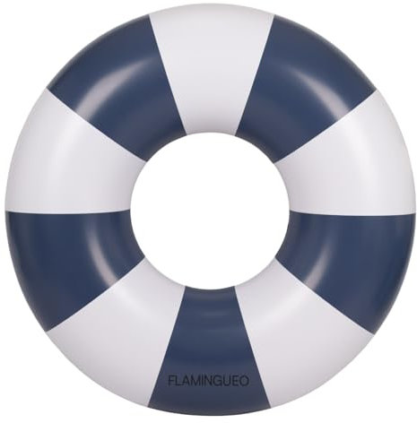 Flamingueo Bouee Piscine - Matelas Piscine, Bouée Gonflable, Bouee Piscine Adulte, Gonflable Plage, Accessoires Piscine, Bouee Geante (110x110x27 cm)
