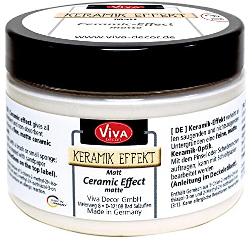Viva Decor Ceramic Effect Matt Paint 150ml - Old White