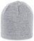 Sterntaler OCS Strickmütze - Klassische Babymütze aus Baumwollgarn (Bio) - Unisex Übergangsmütze ab Geburt - Basic Kopfbedeckung - Beanie Mütze einfarbig - silber melange, Größe 37