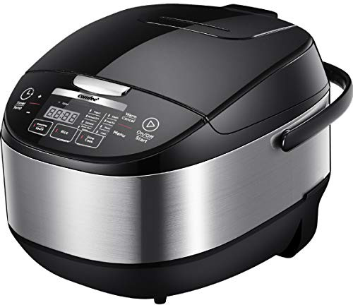 COMFEE' Rice Cooker, Japanese Large Rice Cooker with Fuzzy Logic Technology, 11 Presets, 10 Cup Uncooked/20 Cup Cooked, Auto Keep Warm, 24-Hr Delay Timer